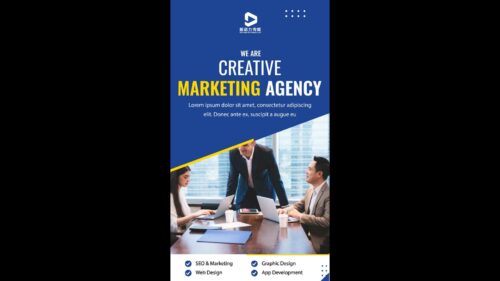 企业公司商业品牌服务介绍视频制作(模板) corporate business brand service intro promo Video Production (Template)6