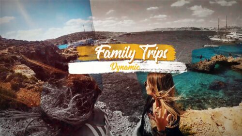 时尚黑白转场旅游照片视频制作 (模板) Fashion Style Black and White Transition Travel Photo Video Production (Template)