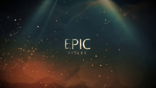 暗黑史诗大气大标题字幕展示视频制作(模板) Epic dark titles intro Video Production (Template)