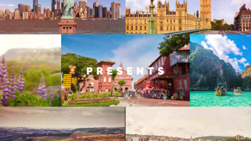 现代时尚旅游景点快闪展示视频制作 (模板) Tech Fashion Travel Package Recommendation Typography Intro Video Production (Template)