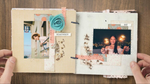 丰富多彩生活相册翻页视频制作 (模板) Wonderful Life Memories Album Video Production (Template)