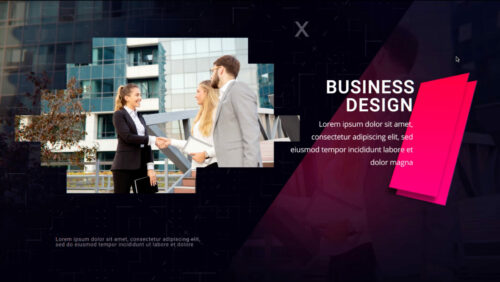 公司企业简介宣传视频制作 (模板) Corporate Business Technology Promo Slideshow Video Production (Template)