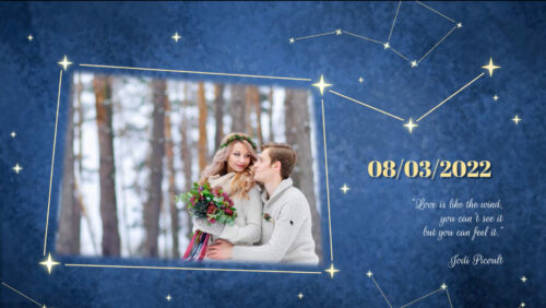 唯美爱情记录回忆幻灯片视频制作 (模板) Romantic Love Memories Slideshow Video Production (Template)