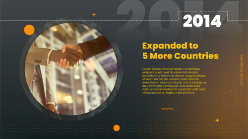 大气时间轴企业发展历程视频制作 (模板) Epic Corporate Business Development Timeline Video Production (Template)