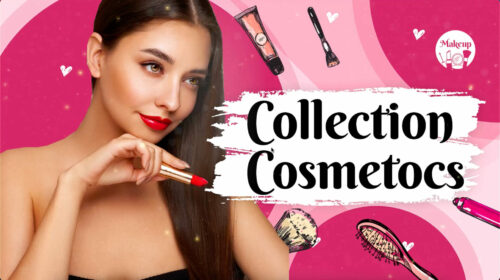 欧美时尚化妆博客介绍视频制作 (模板) Artistic Makeup Blog Opener Intro Video Production (Template)