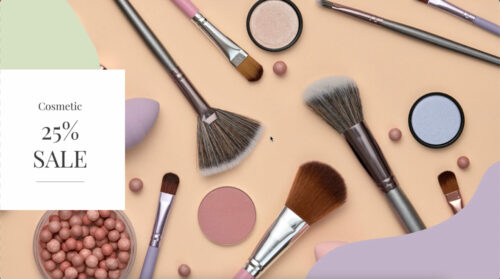 现代优雅美妆产品展示视频制作 (模板) Modern Elegant Beauty Product Promo Video Production (Template)