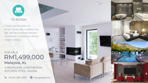 白色简洁房地产图文宣传展示视频制作 (模板) White Minimalistic Real Estate Showcase Video Production (Template)