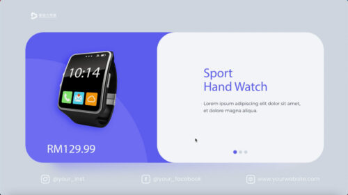 简约卡片产品促销展示视频制作 (模板) Minimalistic Seller Cards Product Promo Video Production (Template)