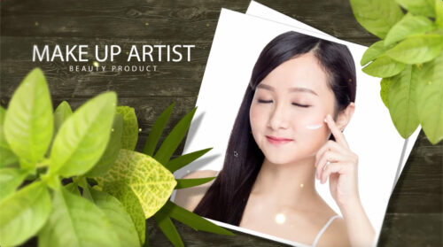 绿意盎然美容护肤中心视频制作 (模板) Greenery Beauty Skincare Centre Slideshow Video Production (Template)