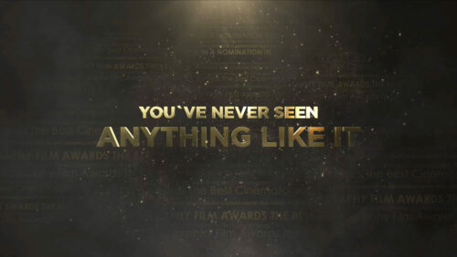 荣耀之夜名单大标题视频制作 (模板) The Award Night Achievements Titles Video Production (Template)