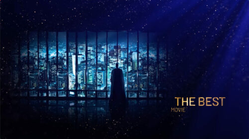 蓝色光线大气颁奖视频制作 (模板) Blue Lighting Luxury Gold Award Video Production (Template)