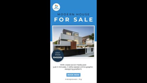 房地产商业宣传图文展示视频制作 (模板) Real Estate Corporate Display Video Production (Template)11