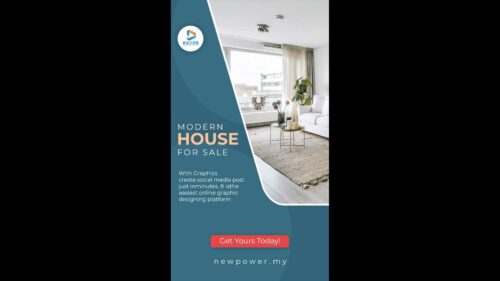 房地产商业宣传图文展示视频制作 (模板) Real Estate Corporate Display Video Production (Template)9